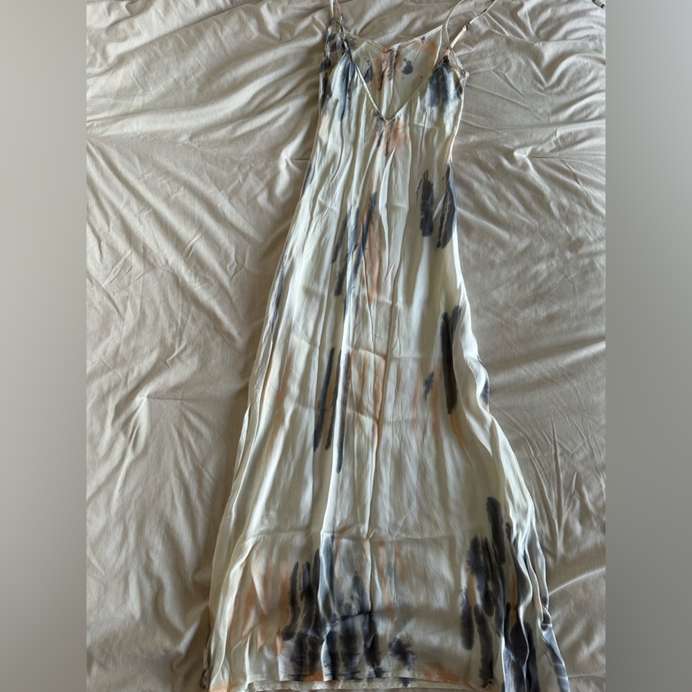 Urban Outfitters multicolored midi slip dress